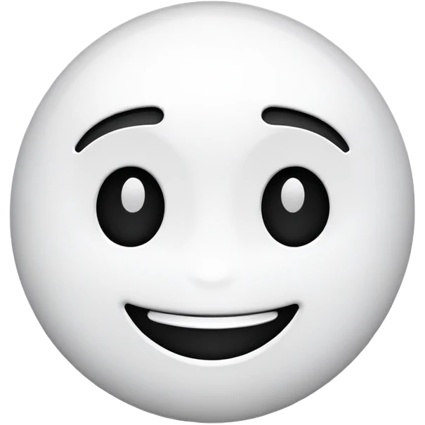 Make me a black and white inspired emoji  emoji