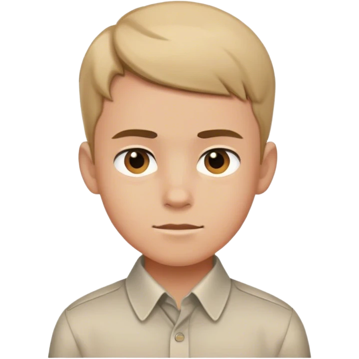  Less smiling boy in collared shirt emoji