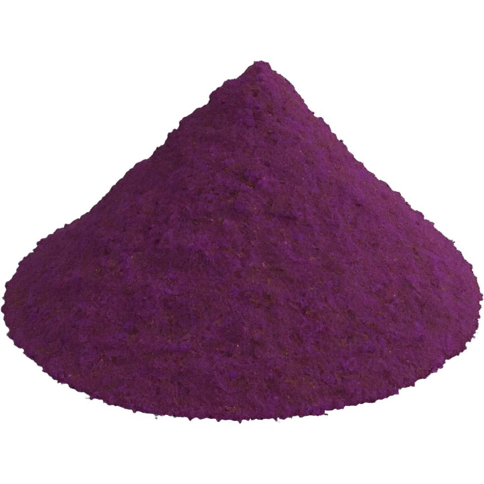 a magical pile of purple spice, with a sci-fi vibe, referencing Dune, as an emoji emoji