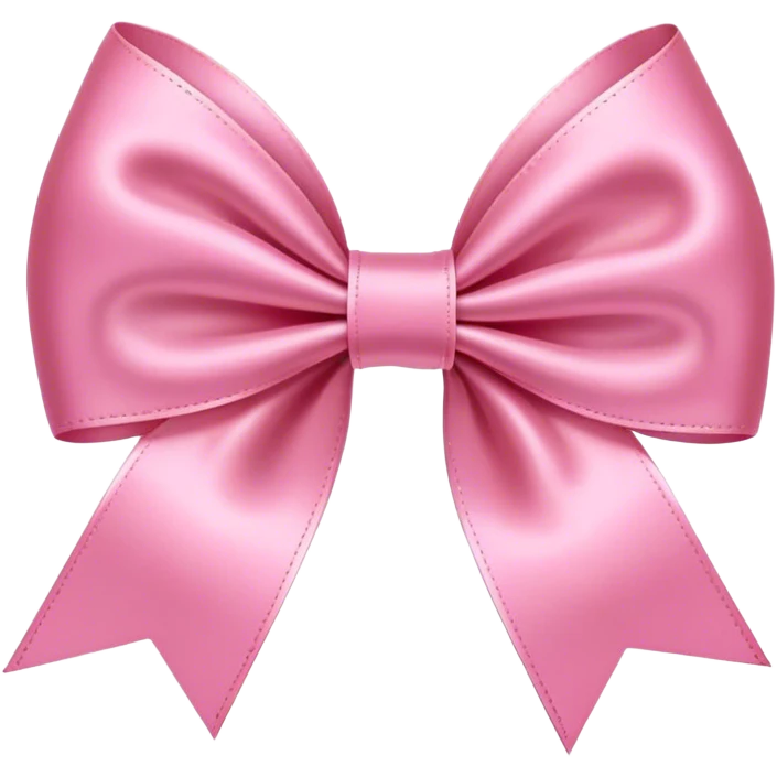 Coquette bow emoji