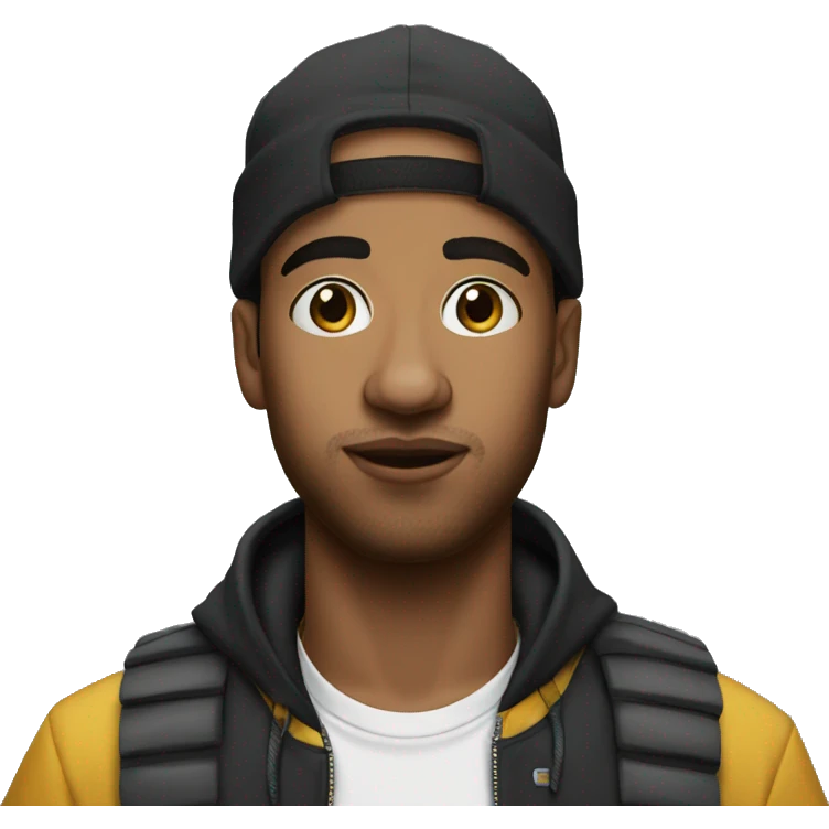 The rapper hamza from Brussels  emoji