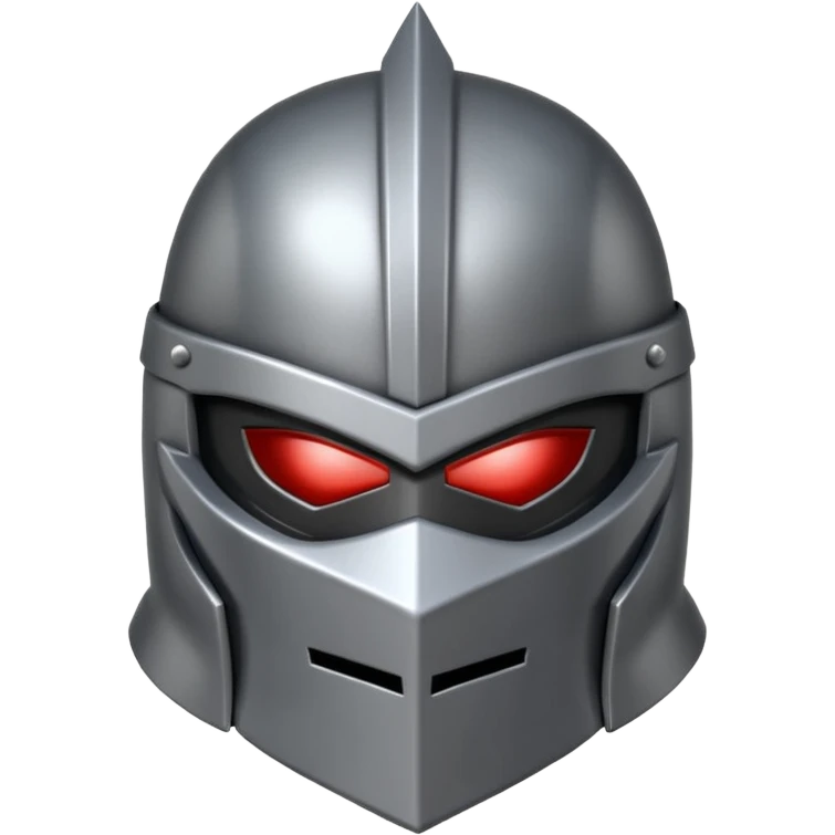 master shredder's helmet from teenage mutant ninja turtles, no eyes or face, just the helmet and related material emoji