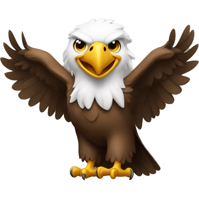 eagle with thumbs up and big smile emoji