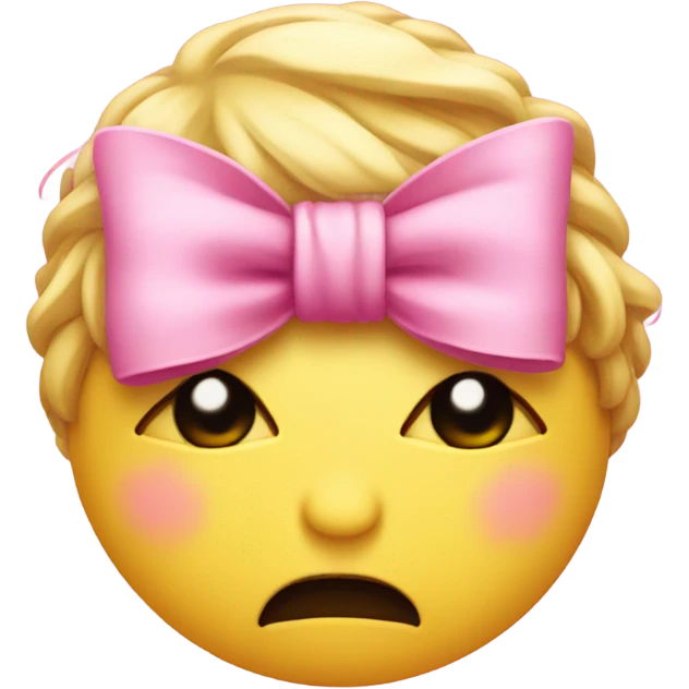 😪🎀 emoji