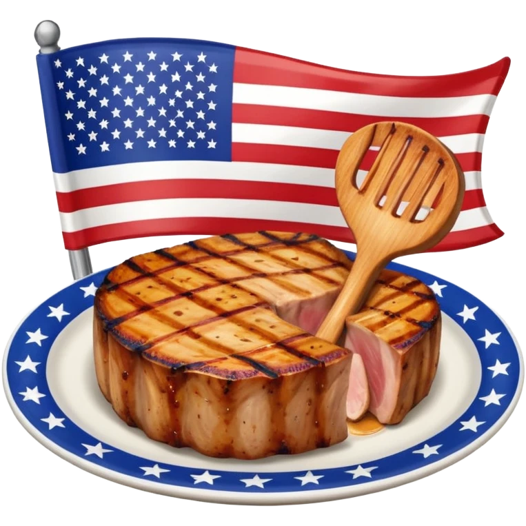 Pork chops Flag emoji