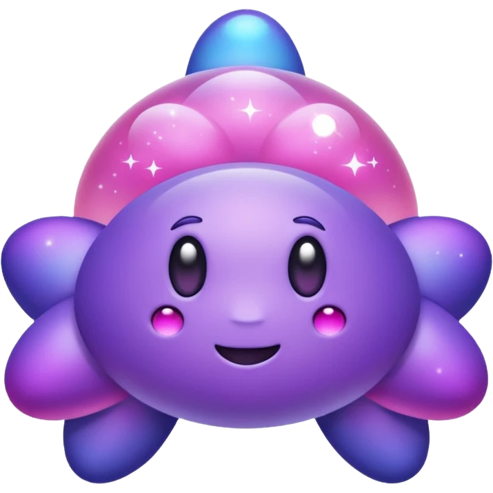 Pokemon legendary purple and pink cosmog emoji