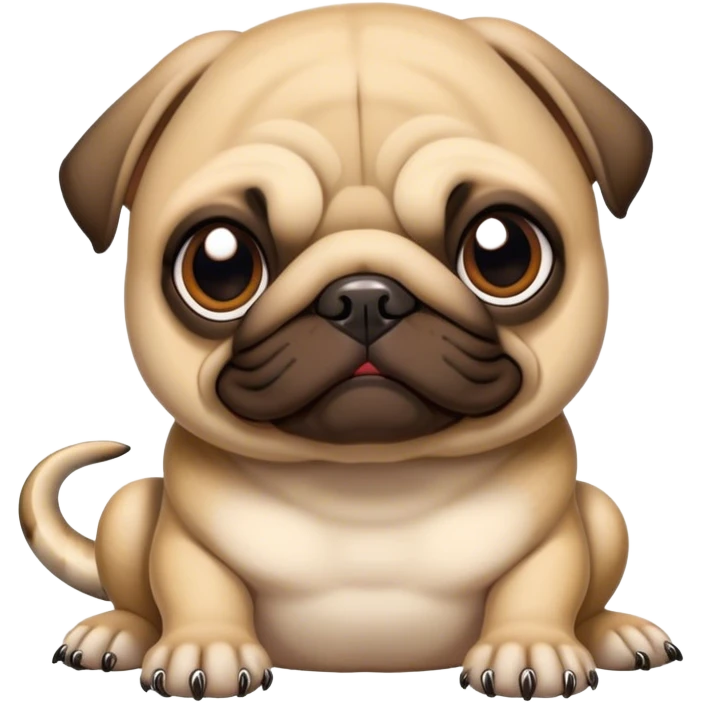 Snake pug emoji