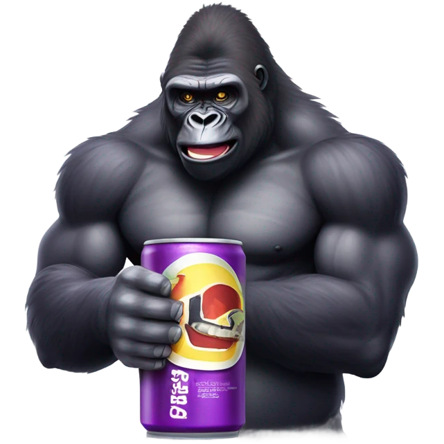Gorillas grape Energy Drink  emoji