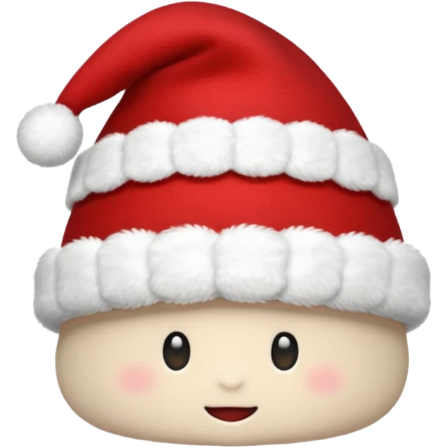 red noel hat emoji