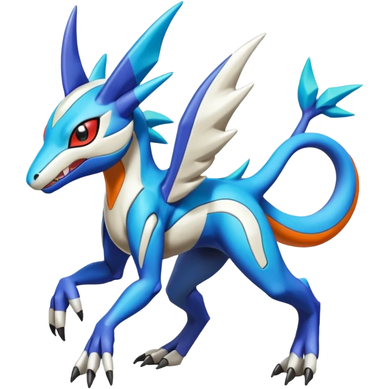 Colorful Meloetta-Latios-Wargreymon-Sergal-Pokémon-Digimon-Fakémon-fusion-hybrid-creature emoji