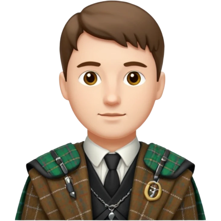  man wearing scottish traditional clothes emoji