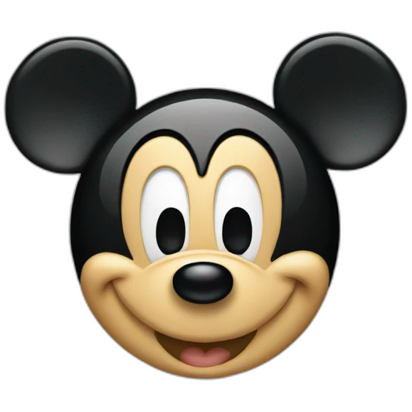 Mickey Mouse Head emoji