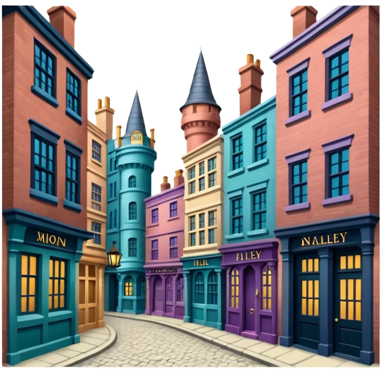 Diagon alley Mina Lima style emoji