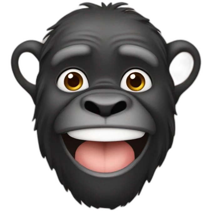 Singe qui fait un bisous emoji