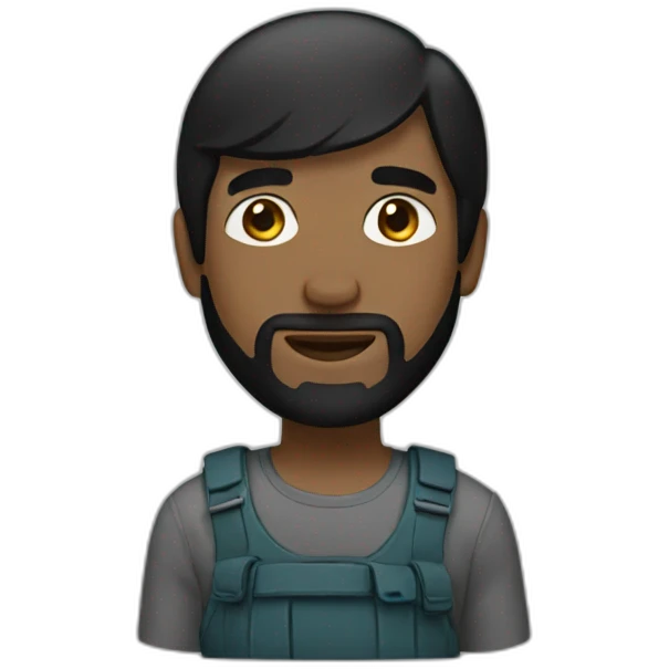 Black bob emoji