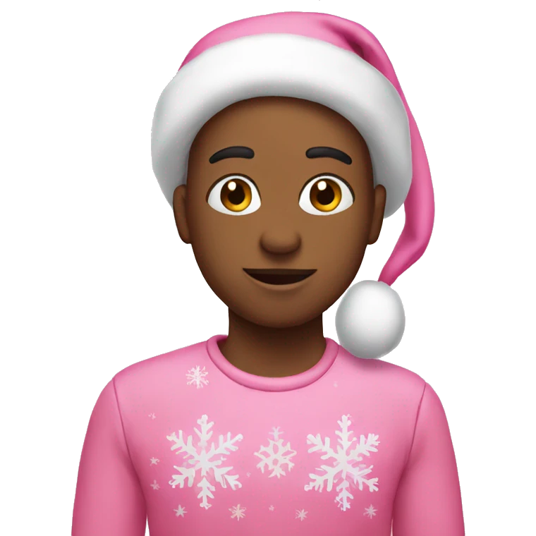 Pink Christmas  emoji