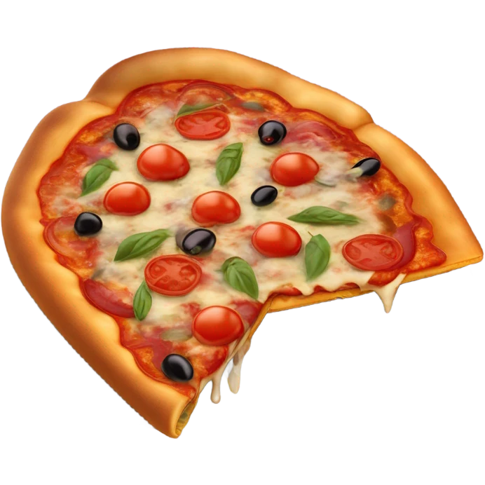 Heart shaped pizza emoji