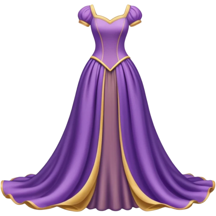 Rapunzel’s dress emoji