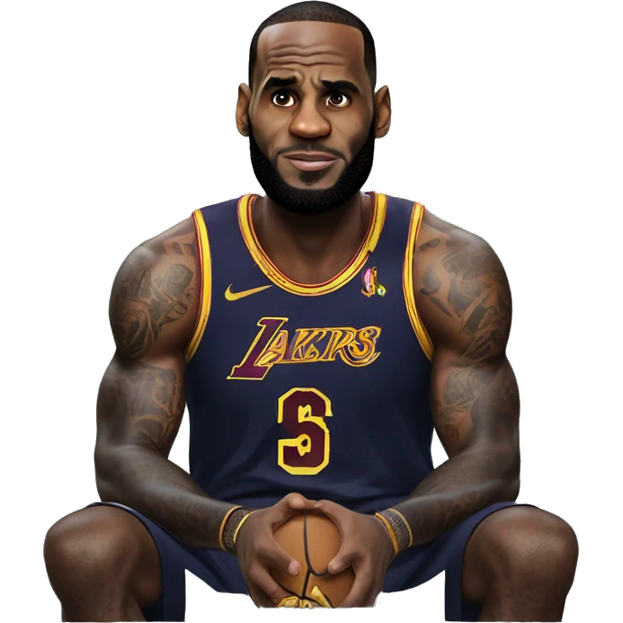 lebron james playing xbox  emoji