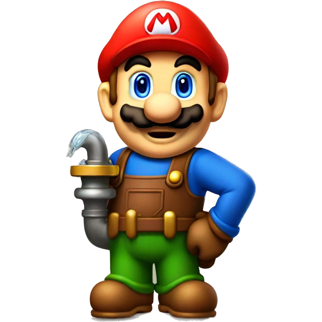 mario bros theme plumbing emoji
