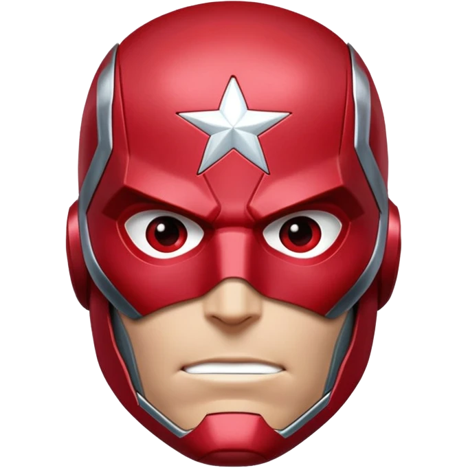 vision marvel body with red face from captain america: civil war emoji