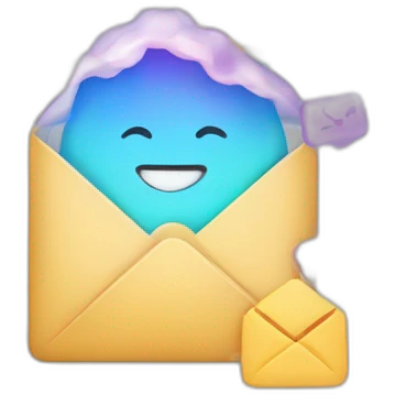 an ai system sending emails emoji