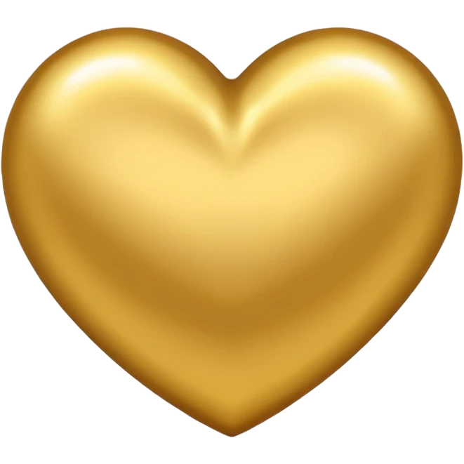 Corazón dorado  emoji