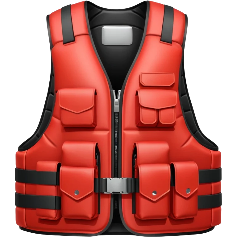 red bullet proof vest helmut lang emoji