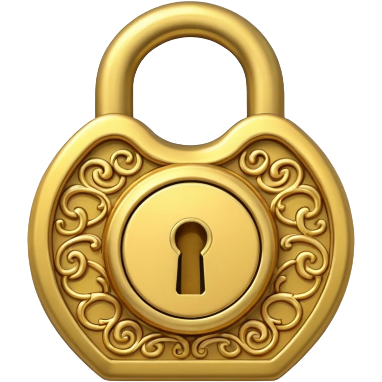 lock made out of money emoji