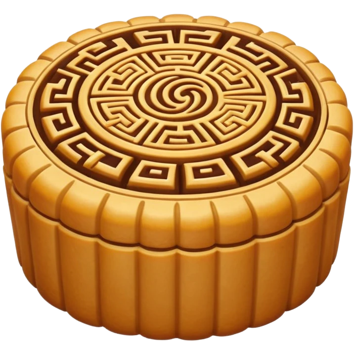 a mooncake emoji