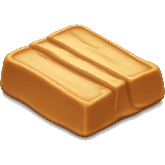 sad peanut butter bar emoji