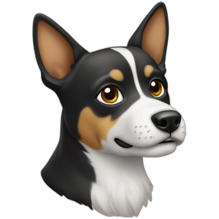 Chat sur chien emoji