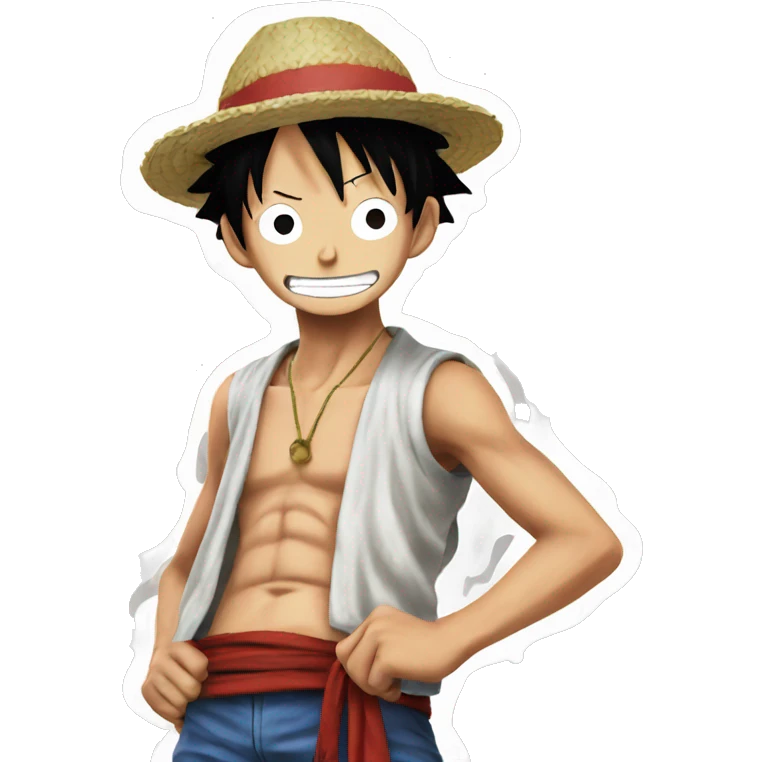 Luffy one piece  emoji