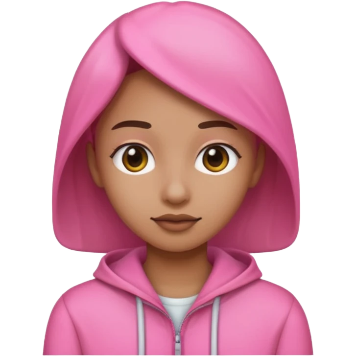 @ in pink emoji