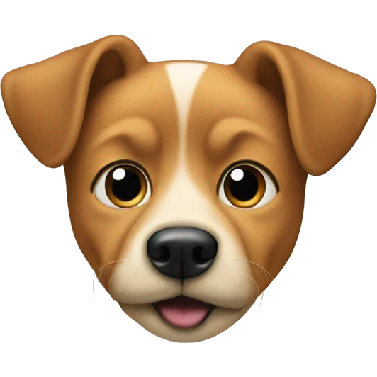 dog face inside a home emoji