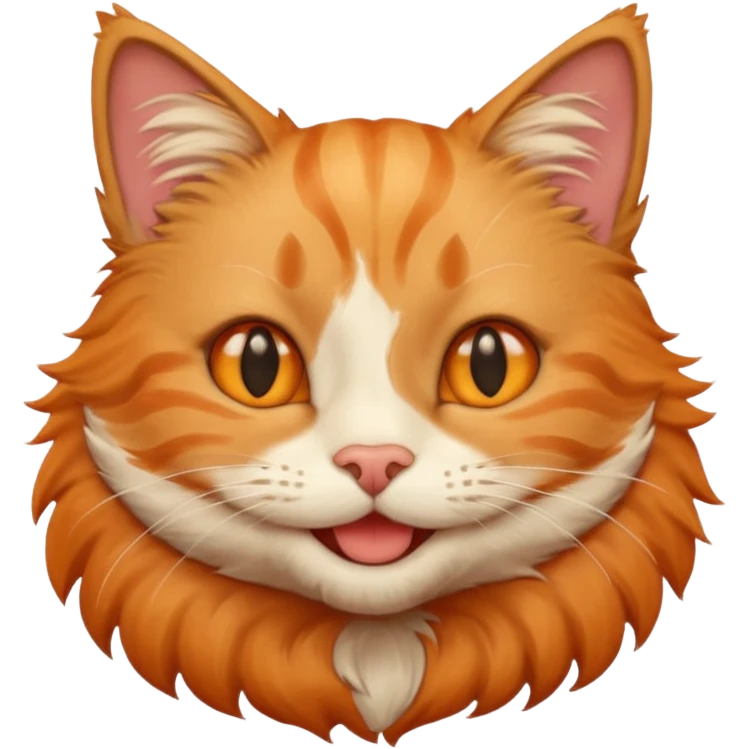 Gatto che sorride emoji