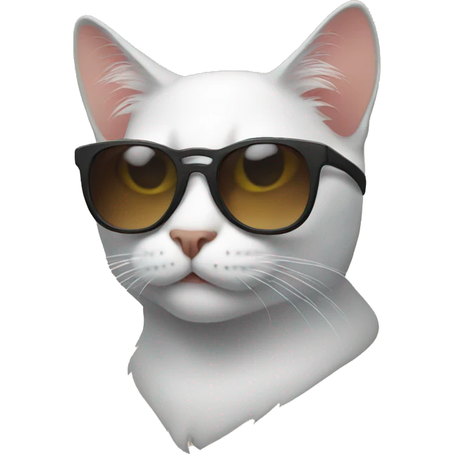 Cat with shades emoji