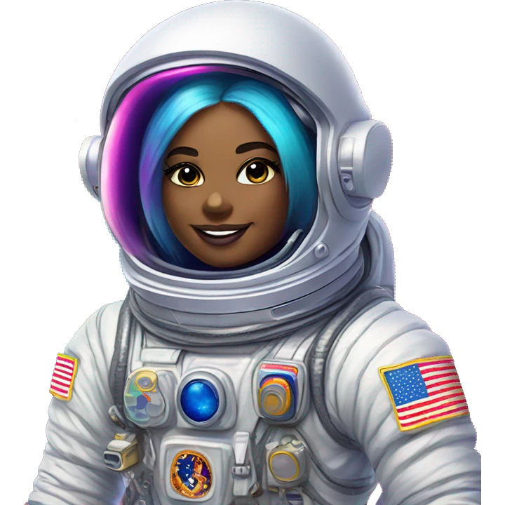lisa frank astronaut emoji