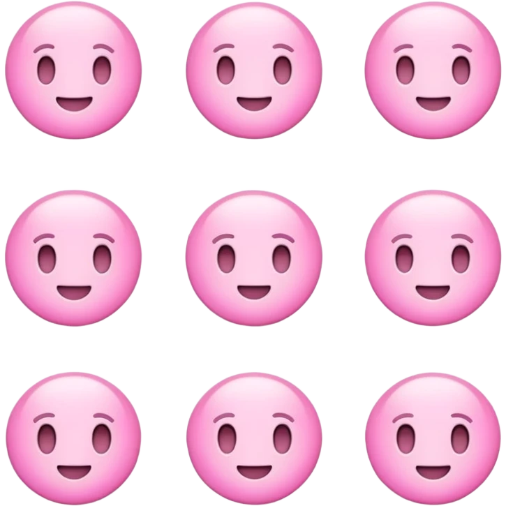 Pink  emoji