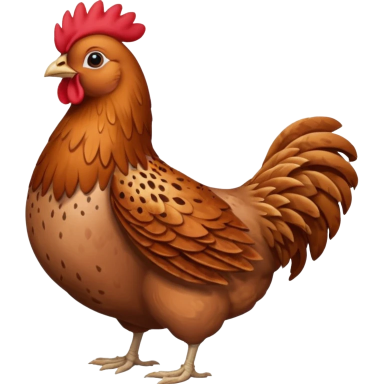 Cinnamon Queen hen emoji