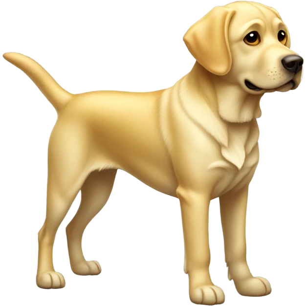 Yellow lab emoji