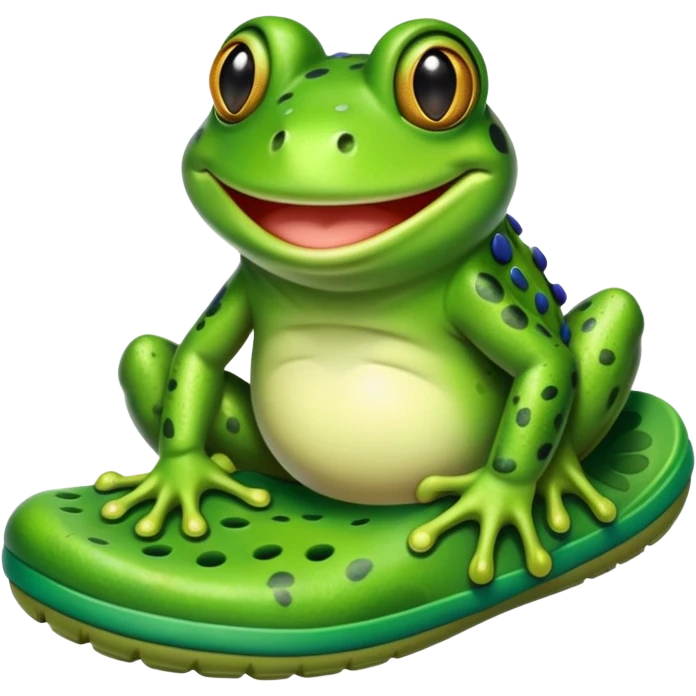 Frog in crocs  emoji