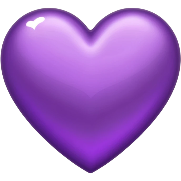 Purple heart emoji