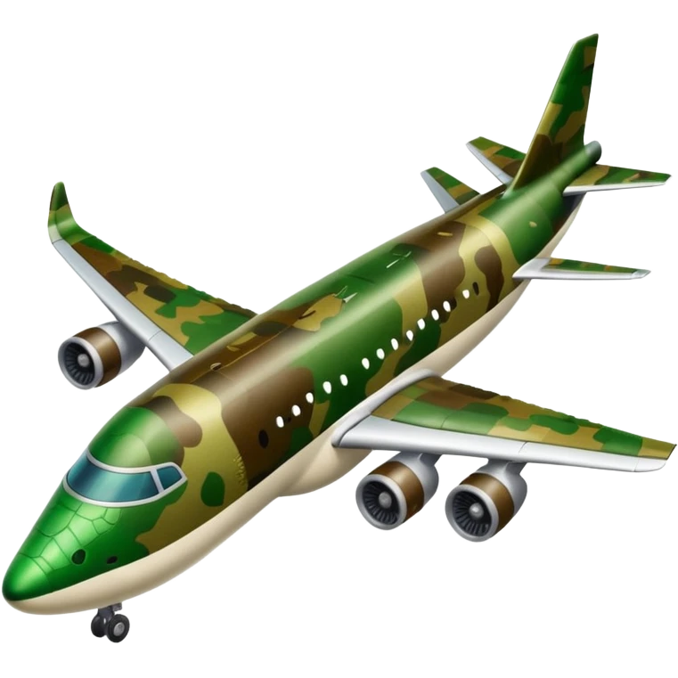 Airplane with crocodile head emoji