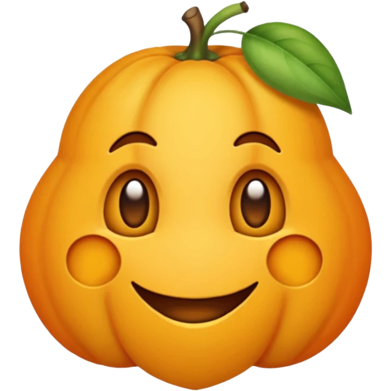 стульчик оранжевый emoji