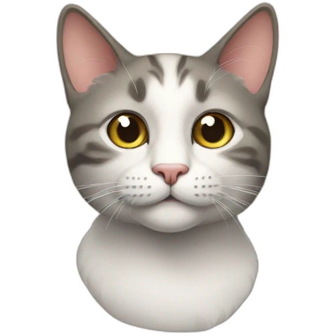 smart cat emoji