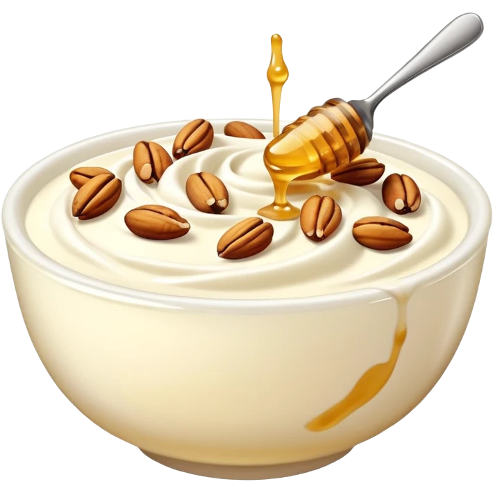 Yogurt greco e frutta secca emoji