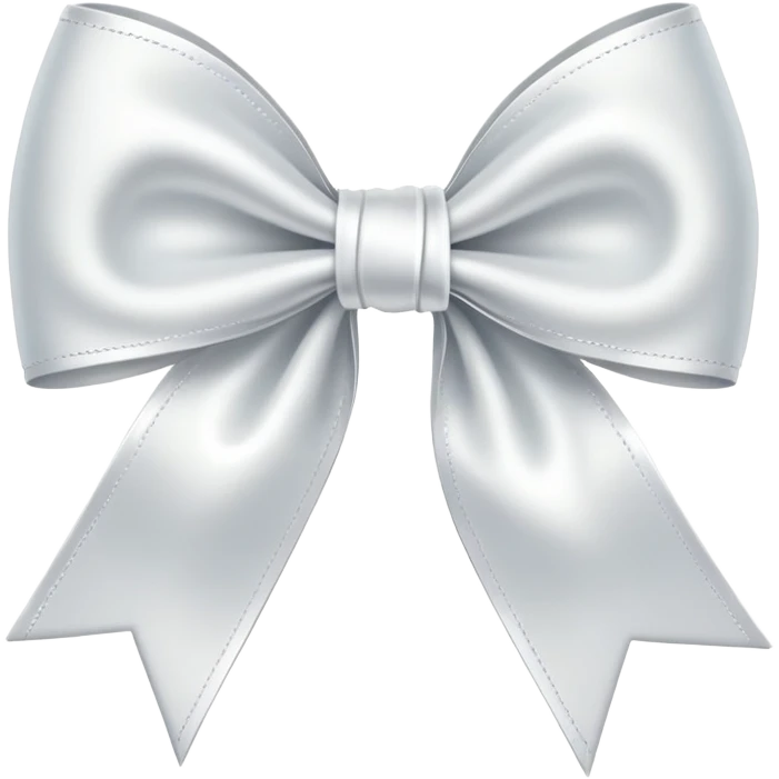 White bow emoji