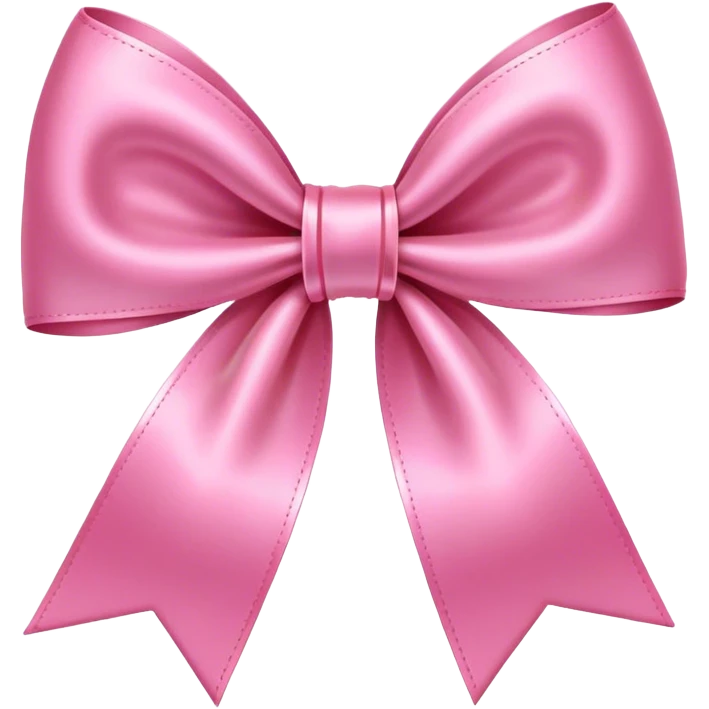 pink satin bow  emoji