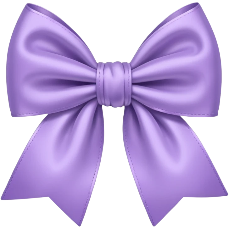 Pastel purple bow emoji